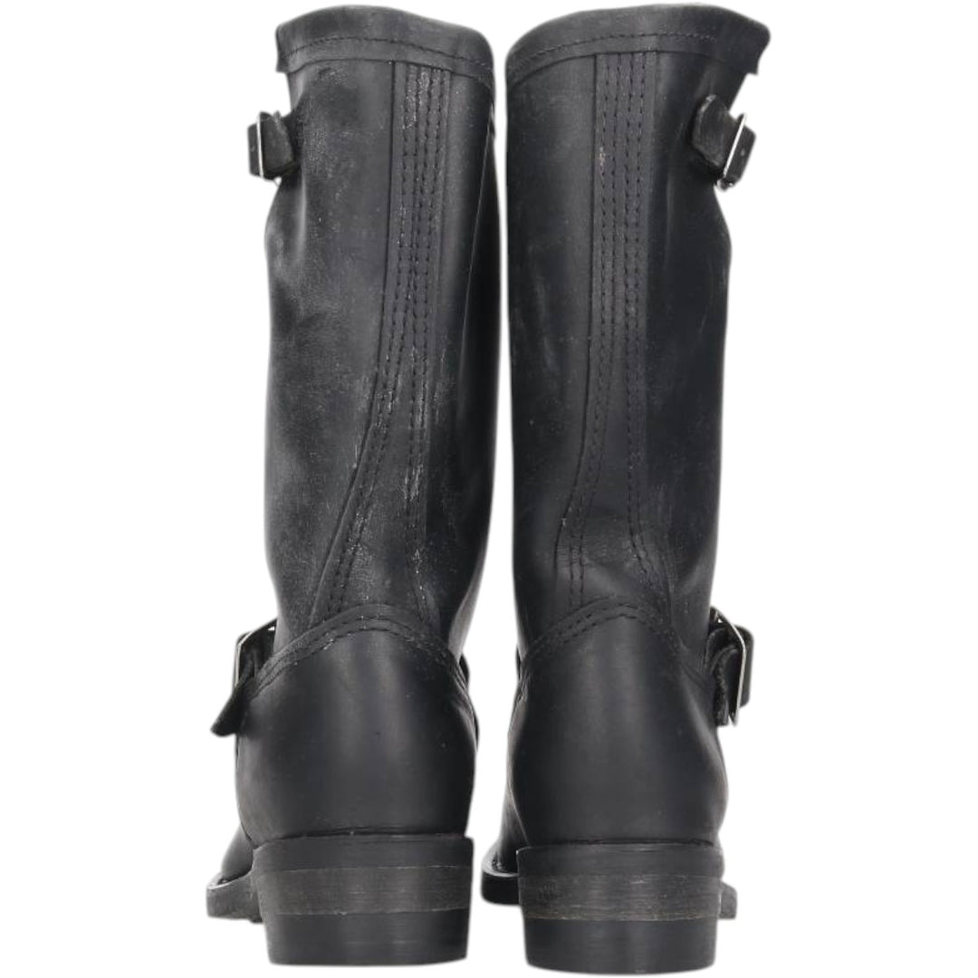 Durango Engineer Boots 7M Men's 25.0cm genuine leather black type Vintage Second Hand