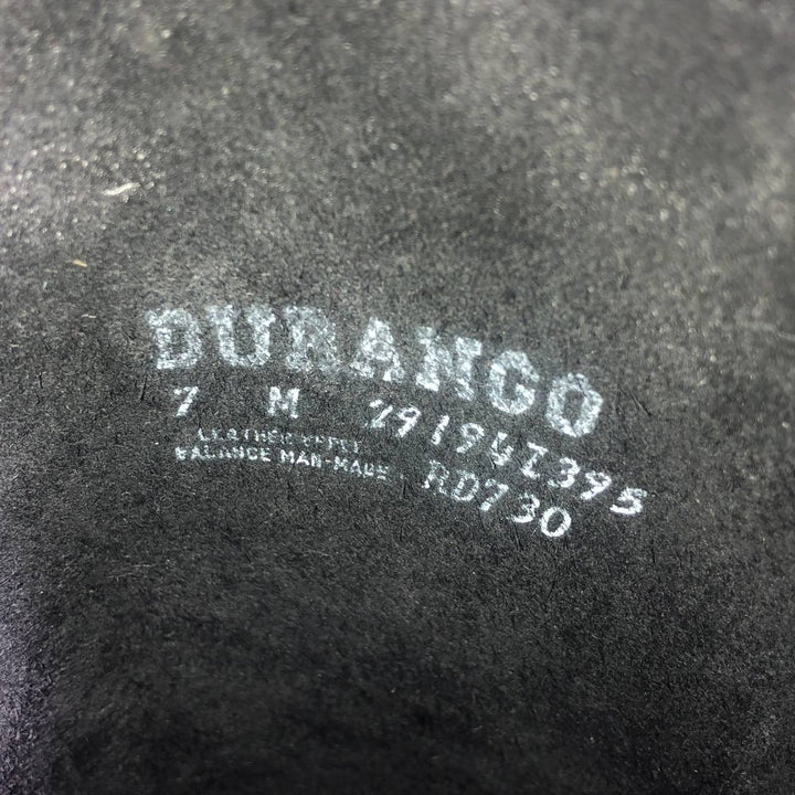 Durango Engineer Boots 7M Men's 25.0cm genuine leather black type Vintage Second Hand