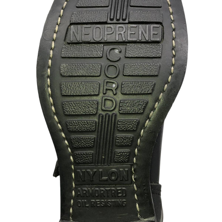 Durango Engineer Boots 7M Men's 25.0cm genuine leather black type Vintage Second Hand