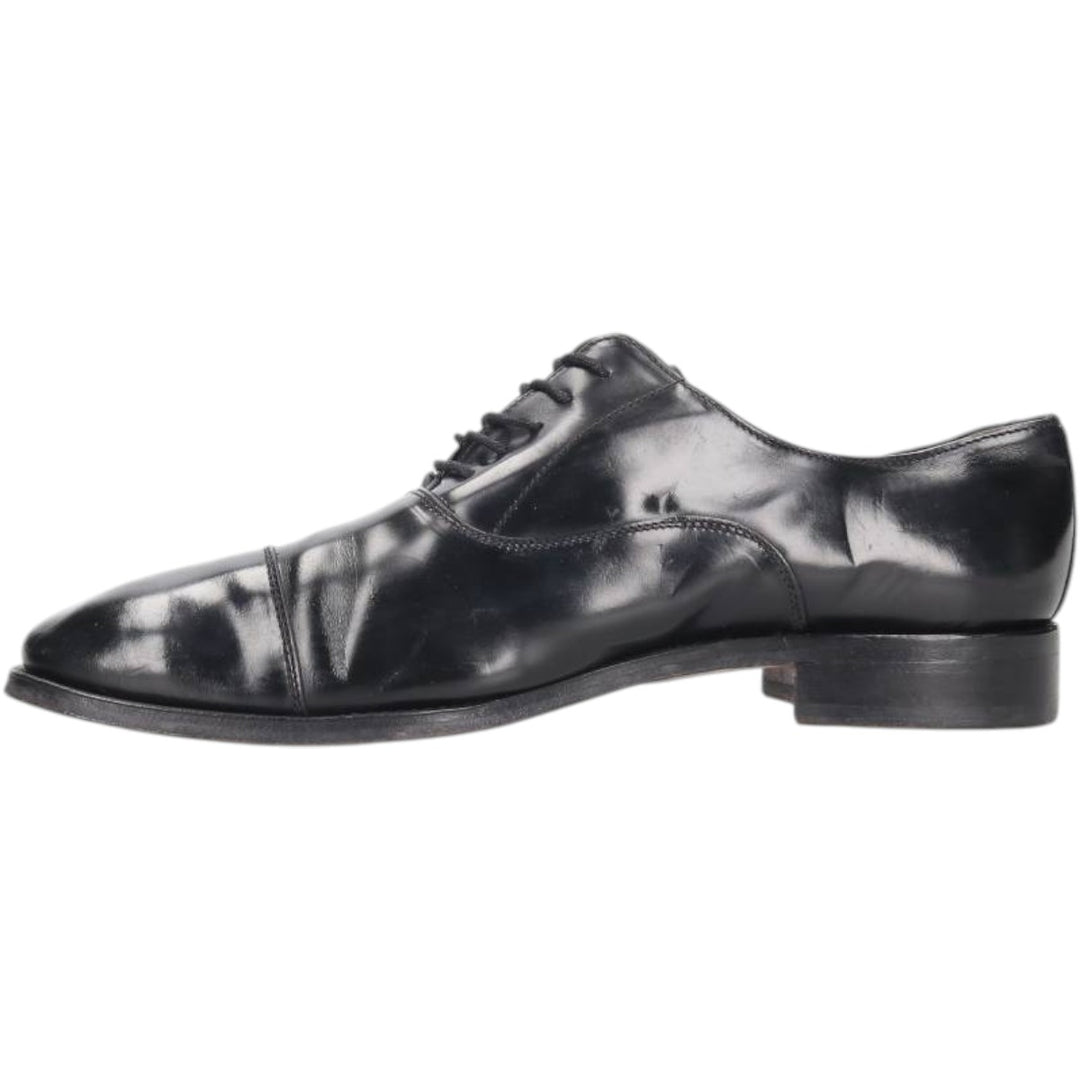 Russell and Bromley Men's Square Toe Straight Tip Shoes, Size 9 (10.8 inches) /saa014507 Men's 27.5cm genuine leather black type Vintage Second Hand