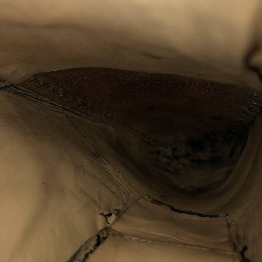 Russell and Bromley Men's Square Toe Straight Tip Shoes, Size 9 (10.8 inches) /saa014507 Men's 27.5cm genuine leather black type Vintage Second Hand