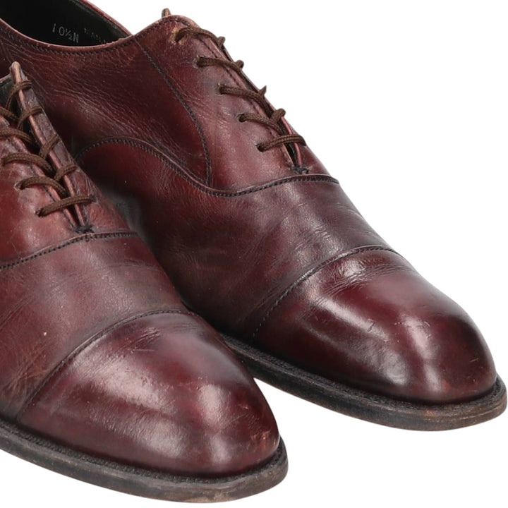 HANOVER Straight Tip Shoes 10 1/2N Men's 28.5cm genuine leather burgundy type Vintage Second Hand