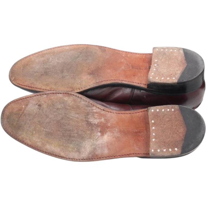 HANOVER Straight Tip Shoes 10 1/2N Men's 28.5cm genuine leather burgundy type Vintage Second Hand