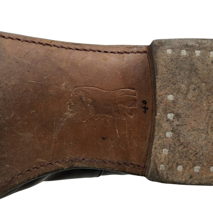 HANOVER Straight Tip Shoes 10 1/2N Men's 28.5cm genuine leather burgundy type Vintage Second Hand