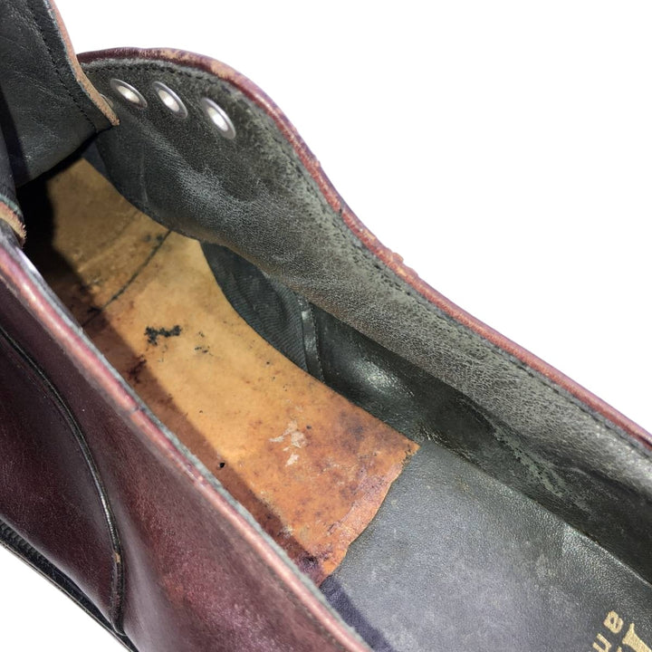 HANOVER Straight Tip Shoes 10 1/2N Men's 28.5cm genuine leather burgundy type Vintage Second Hand