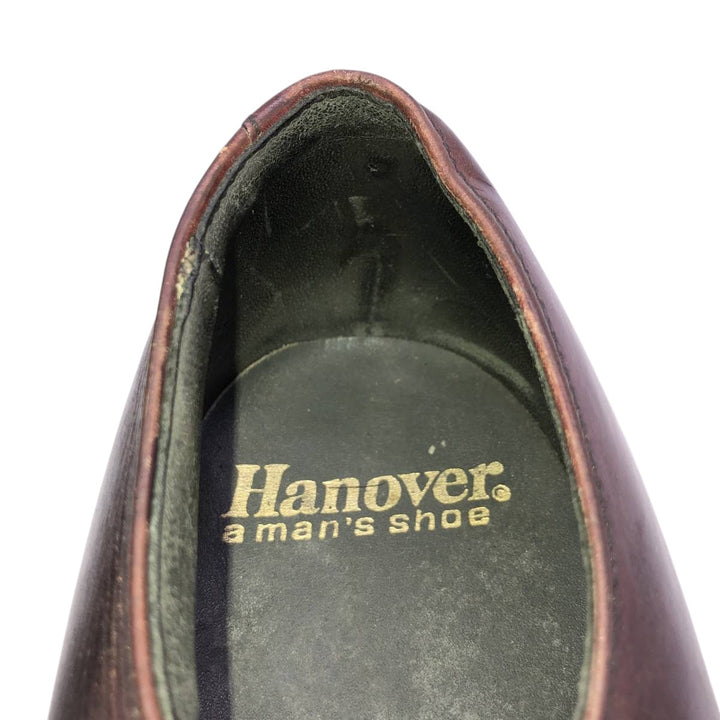 HANOVER Straight Tip Shoes 10 1/2N Men's 28.5cm genuine leather burgundy type Vintage Second Hand