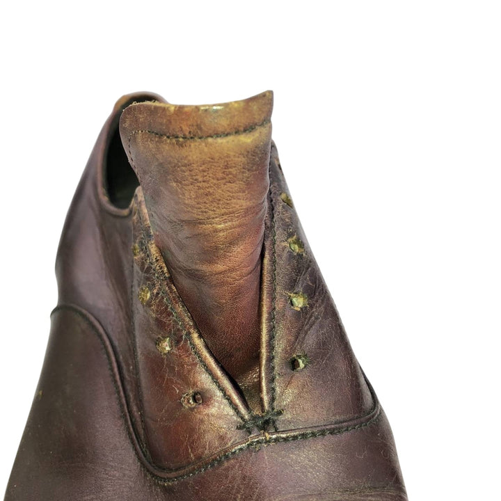 HANOVER Straight Tip Shoes 10 1/2N Men's 28.5cm genuine leather burgundy type Vintage Second Hand