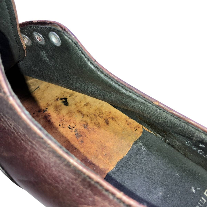 HANOVER Straight Tip Shoes 10 1/2N Men's 28.5cm genuine leather burgundy type Vintage Second Hand