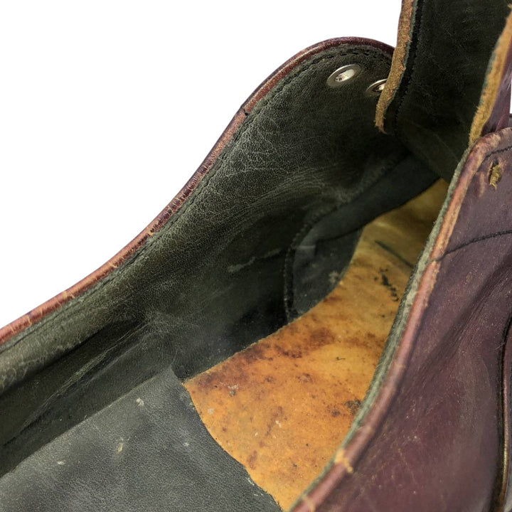 HANOVER Straight Tip Shoes 10 1/2N Men's 28.5cm genuine leather burgundy type Vintage Second Hand