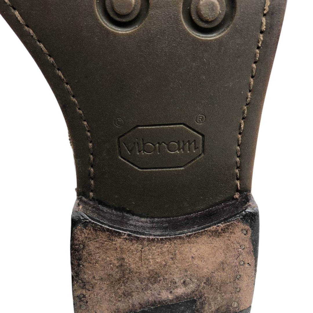 BARNEYS NEWYORK Full Brogue Wingtip Shoes, Made in Italy, Size 10M, Men's Size 11" (saa014509) Men's 28.0cm genuine leather brown type Vintage Second Hand