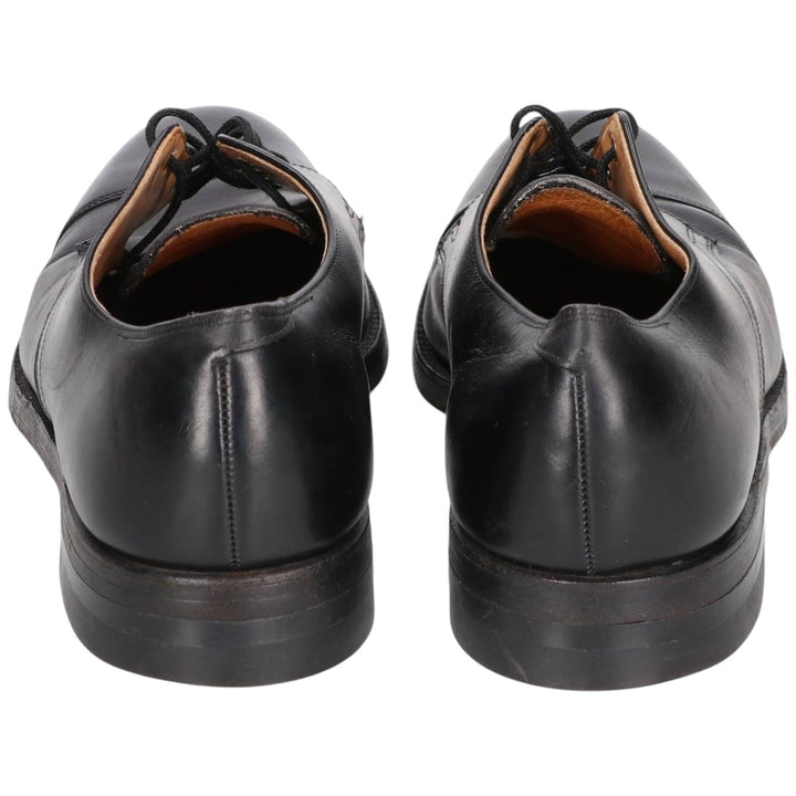 Straight tip shoes 9 1/2E Men's 27.5cm genuine leather black type Vintage Second Hand