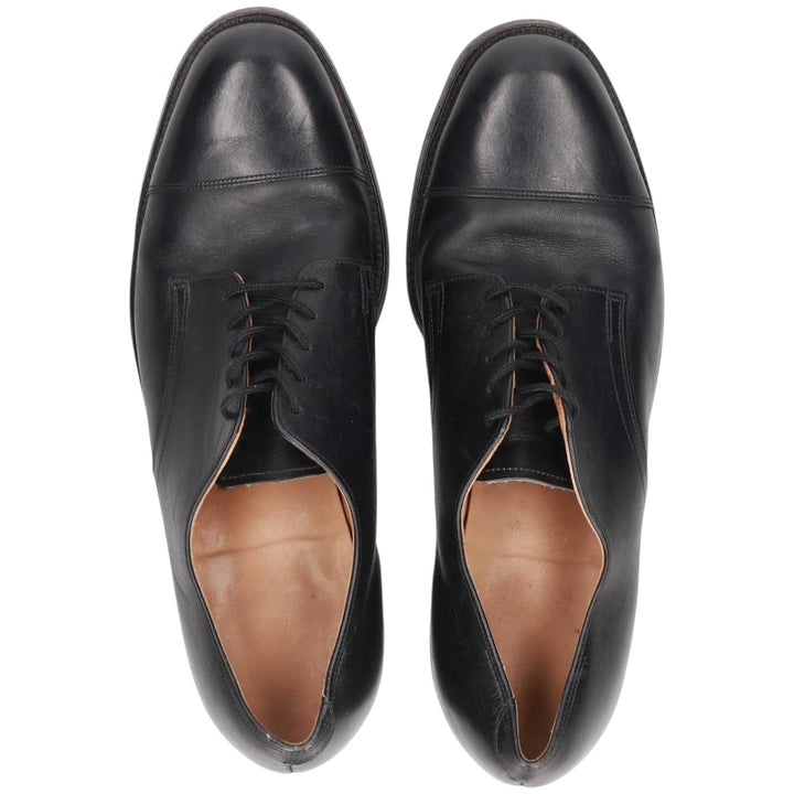 Straight tip shoes 9 1/2E Men's 27.5cm genuine leather black type Vintage Second Hand