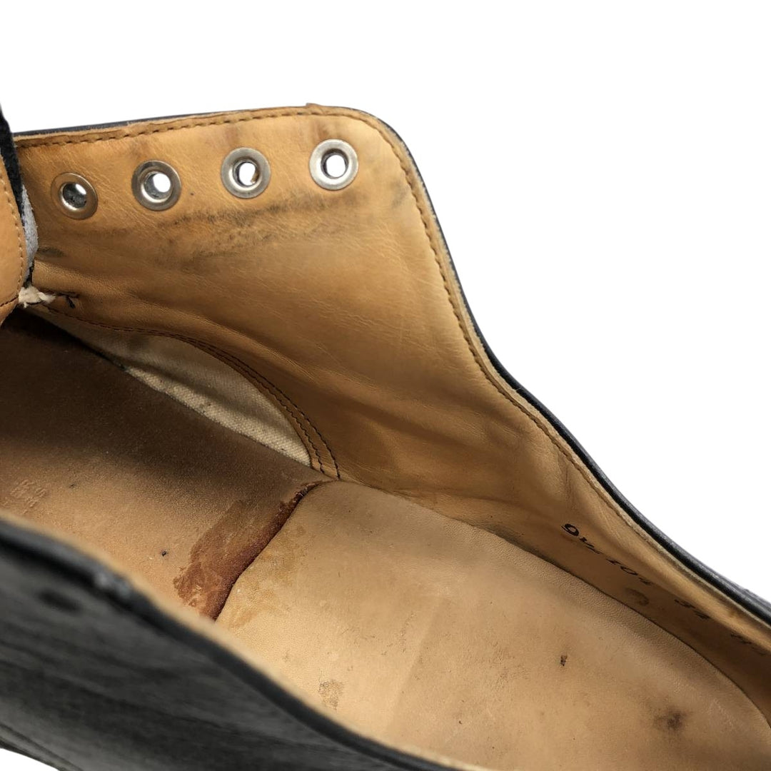 Straight tip shoes 9 1/2E Men's 27.5cm genuine leather black type Vintage Second Hand