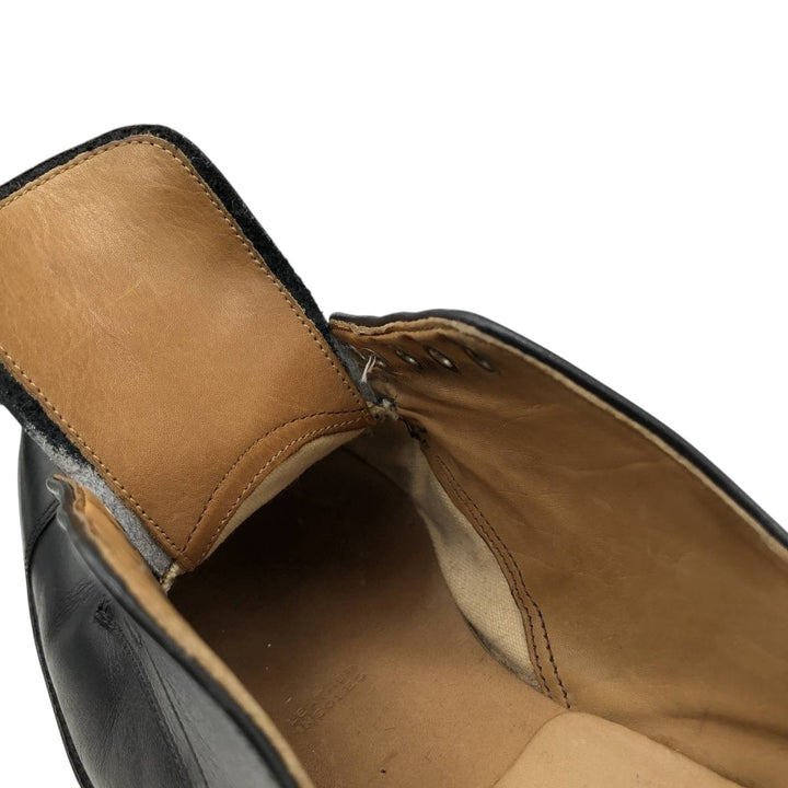 Straight tip shoes 9 1/2E Men's 27.5cm genuine leather black type Vintage Second Hand