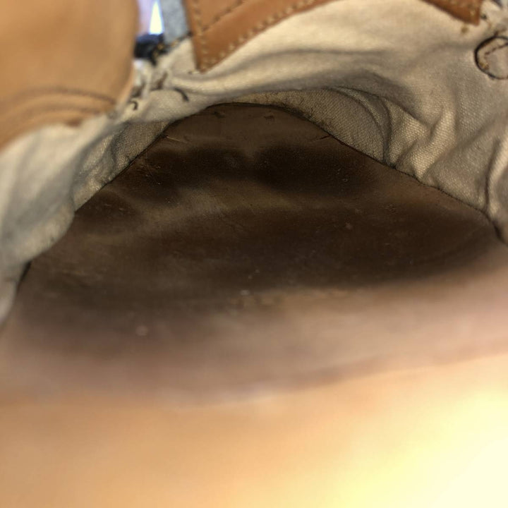 Straight tip shoes 9 1/2E Men's 27.5cm genuine leather black type Vintage Second Hand