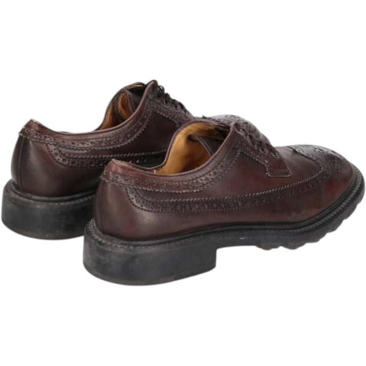 Tod's Full Brogue Wingtip Shoes, Size 9 1/2, Men's, Size 11" (saa014512) Men's 28.0cm genuine leather brown type Vintage Second Hand