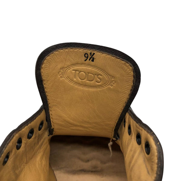 Tod's Full Brogue Wingtip Shoes, Size 9 1/2, Men's, Size 11" (saa014512) Men's 28.0cm genuine leather brown type Vintage Second Hand