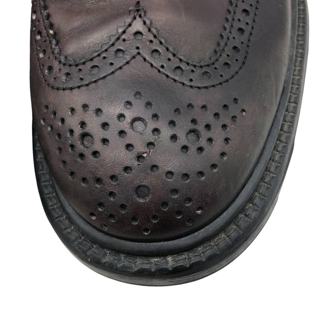 Tod's Full Brogue Wingtip Shoes, Size 9 1/2, Men's, Size 11" (saa014512) Men's 28.0cm genuine leather brown type Vintage Second Hand