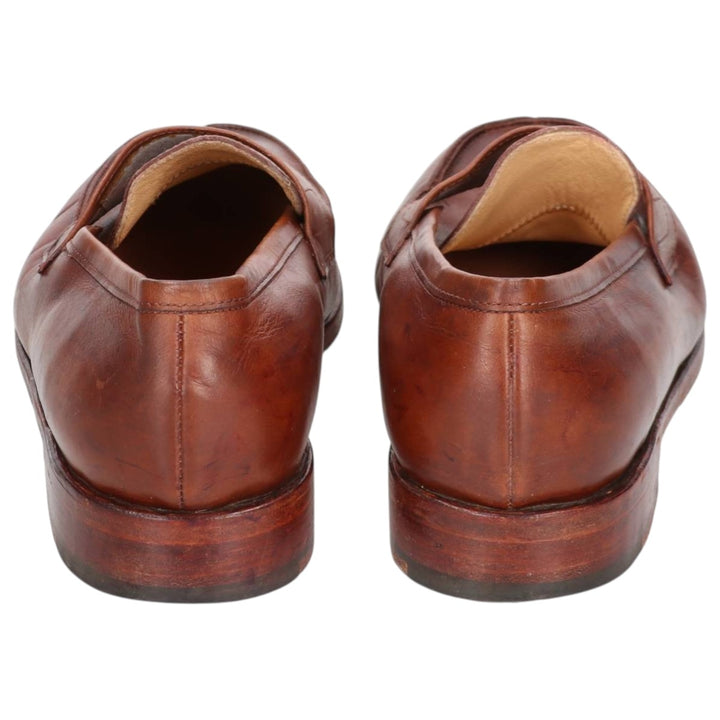 Paraboot COUSU GOODYEAX Coin Loafers, Made in France, Size 7 1/2F Men's 26.0cm genuine leather brown type Vintage Second Hand