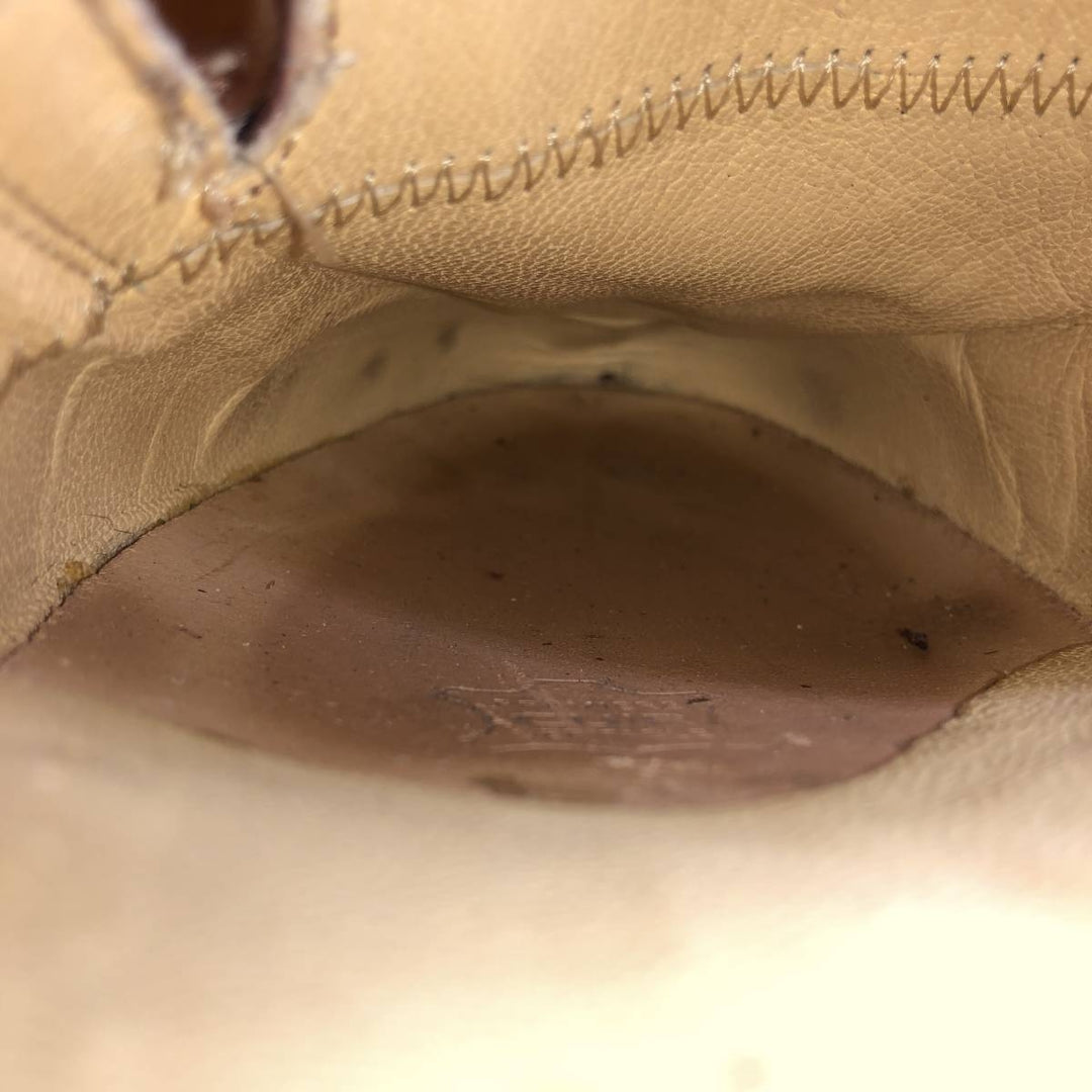 Paraboot COUSU GOODYEAX Coin Loafers, Made in France, Size 7 1/2F Men's 26.0cm genuine leather brown type Vintage Second Hand