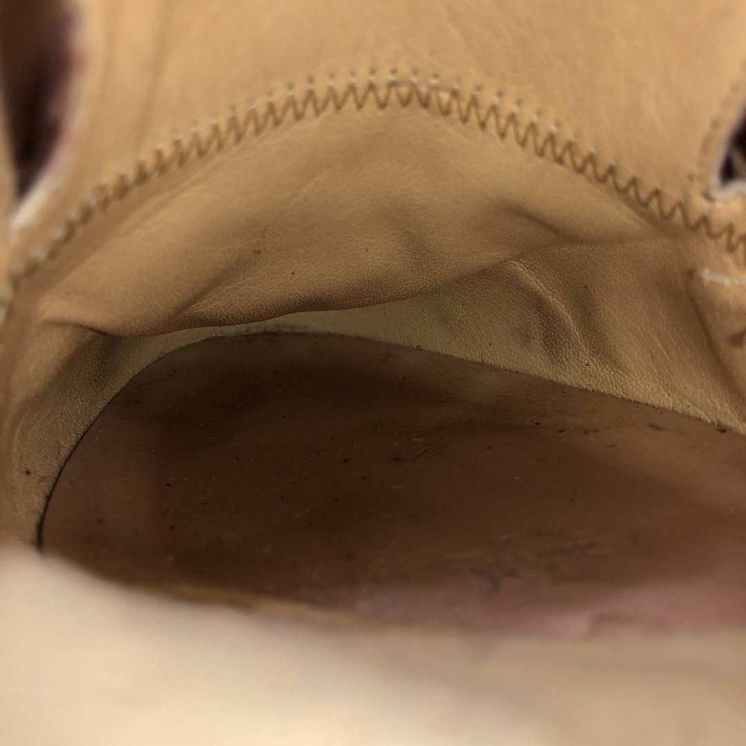 Paraboot COUSU GOODYEAX Coin Loafers, Made in France, Size 7 1/2F Men's 26.0cm genuine leather brown type Vintage Second Hand