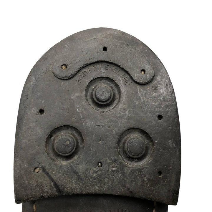 Tricker's BOURTON Full-Brogue Wingtip Shoes, Made in England, Men's, Size 10.4" (saa014515) Men's 26.5cm genuine leather brown type Vintage Second Hand