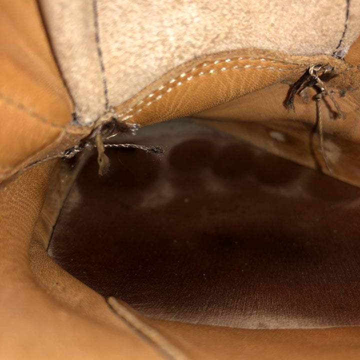 Tricker's BOURTON Full-Brogue Wingtip Shoes, Made in England, Men's, Size 10.4" (saa014515) Men's 26.5cm genuine leather brown type Vintage Second Hand