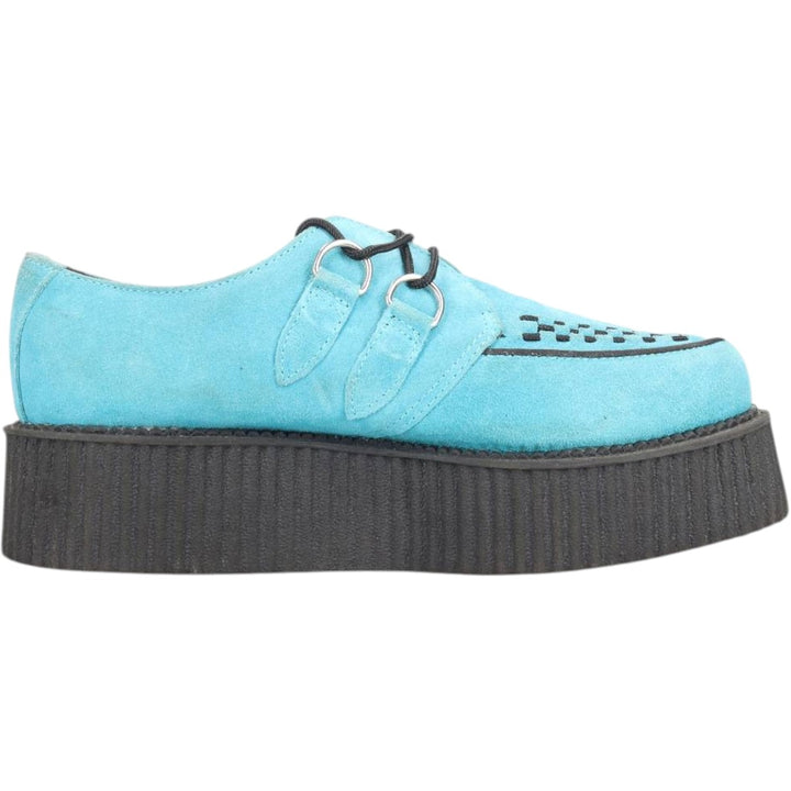 TUK Suede Platform Creeper Shoes, Size 8 Men's 26.0cm suede Blue type light blue Vintage Second Hand