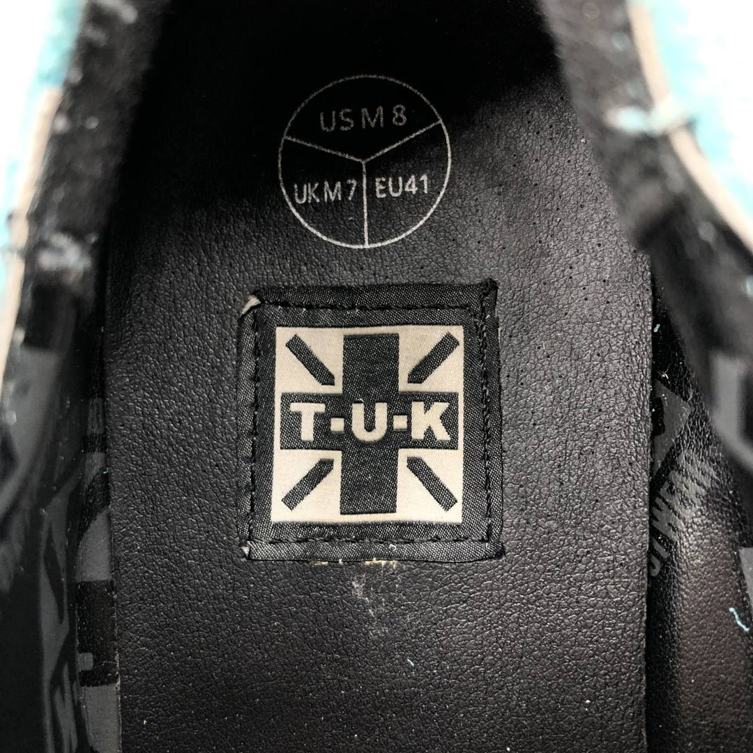 TUK Suede Platform Creeper Shoes, Size 8 Men's 26.0cm suede Blue type light blue Vintage Second Hand