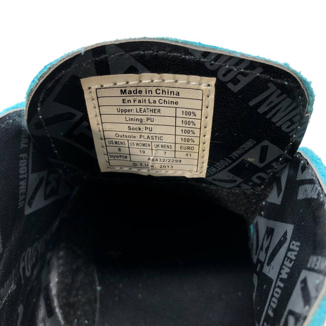 TUK Suede Platform Creeper Shoes, Size 8 Men's 26.0cm suede Blue type light blue Vintage Second Hand