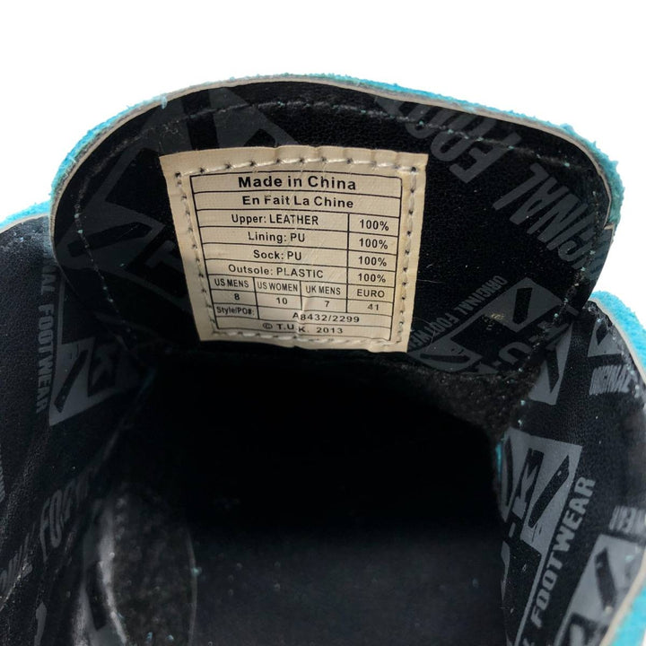 TUK Suede Platform Creeper Shoes, Size 8 Men's 26.0cm suede Blue type light blue Vintage Second Hand