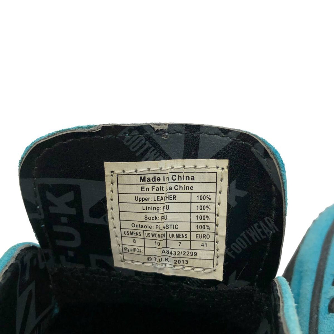 TUK Suede Platform Creeper Shoes, Size 8 Men's 26.0cm suede Blue type light blue Vintage Second Hand