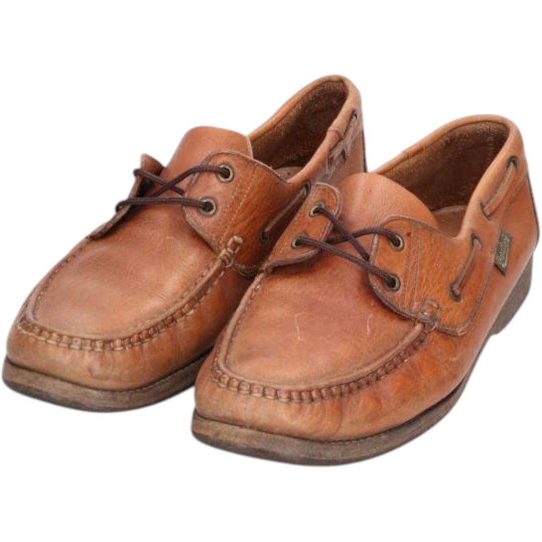 Paraboots PARA BOOT JAVA deck shoes Men's 28.0cm genuine leather brown type Vintage Second Hand