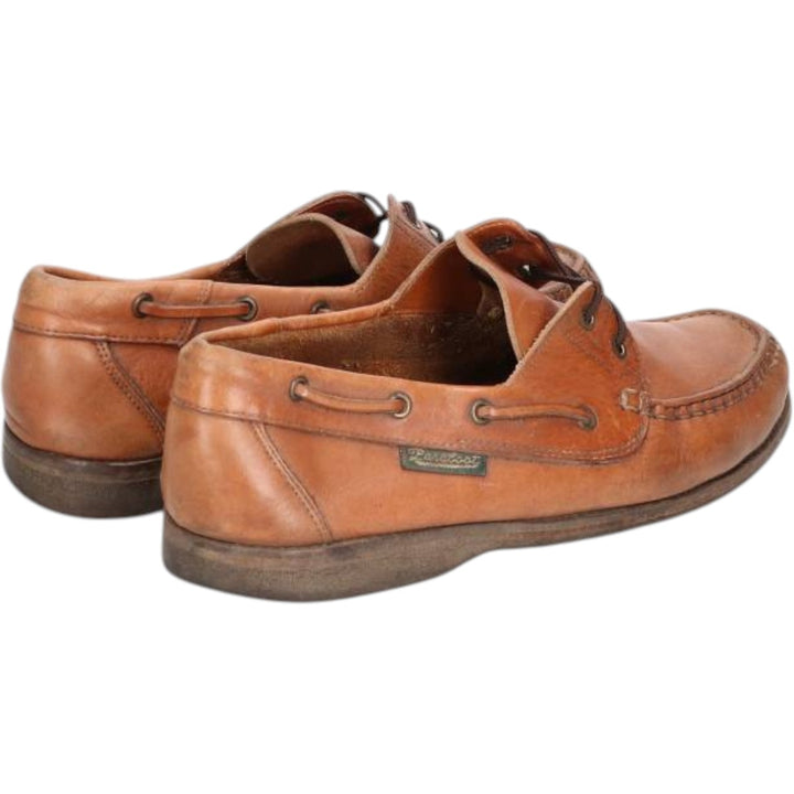 Paraboots PARA BOOT JAVA deck shoes Men's 28.0cm genuine leather brown type Vintage Second Hand