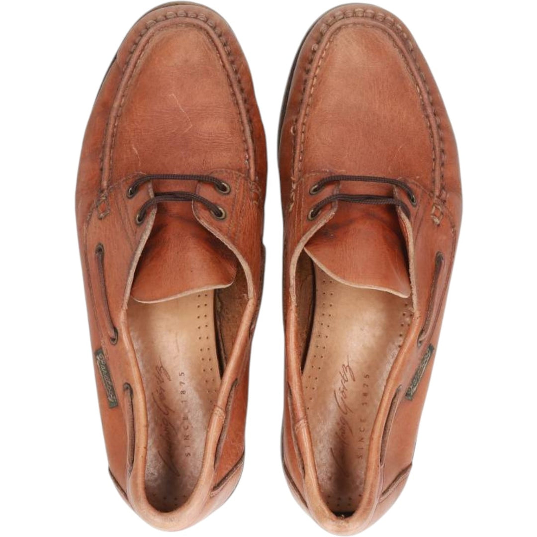 Paraboots PARA BOOT JAVA deck shoes Men's 28.0cm genuine leather brown type Vintage Second Hand