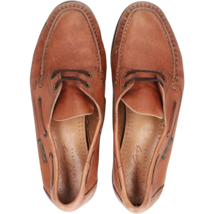 Paraboots PARA BOOT JAVA deck shoes Men's 28.0cm genuine leather brown type Vintage Second Hand