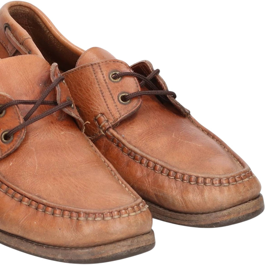 Paraboots PARA BOOT JAVA deck shoes Men's 28.0cm genuine leather brown type Vintage Second Hand