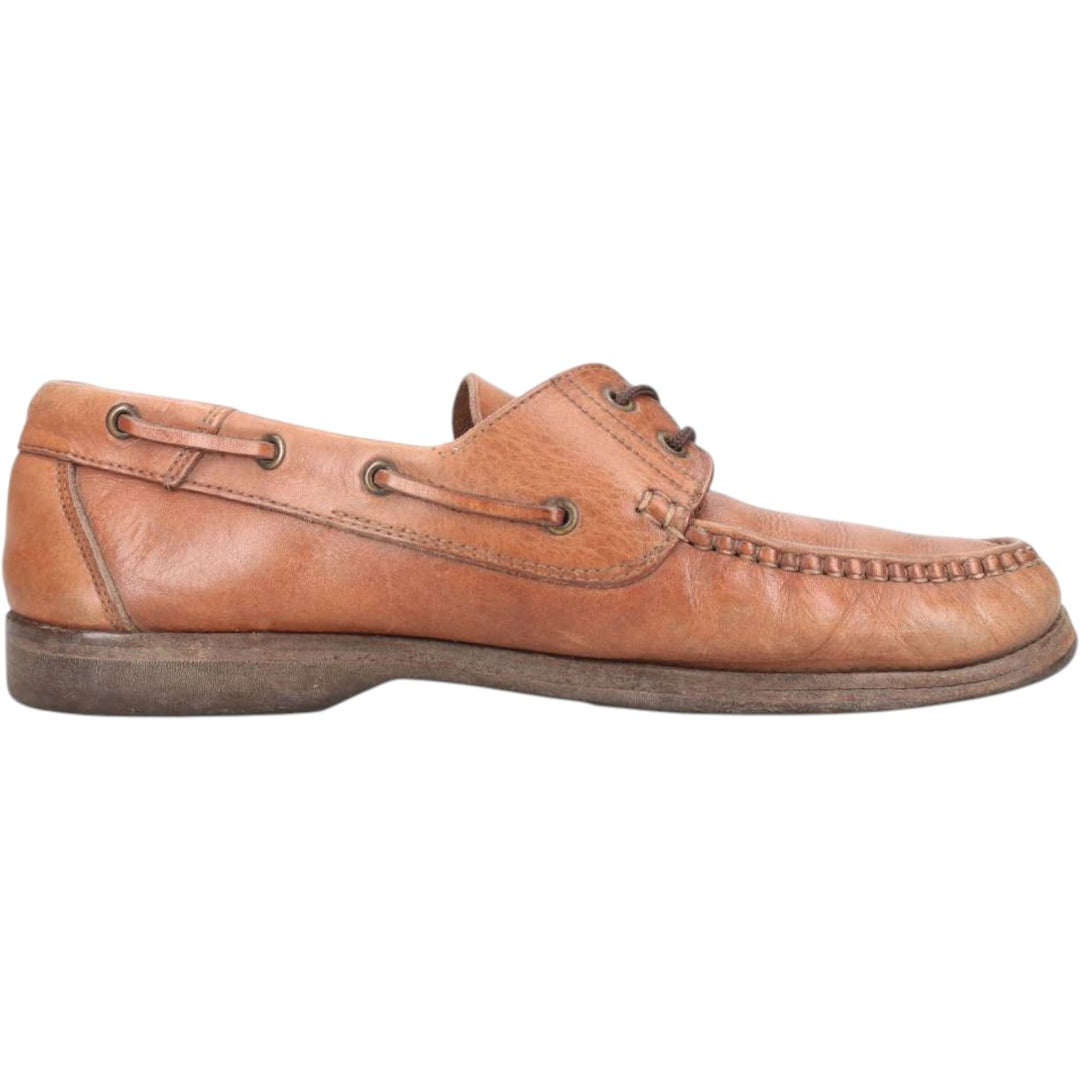 Paraboots PARA BOOT JAVA deck shoes Men's 28.0cm genuine leather brown type Vintage Second Hand