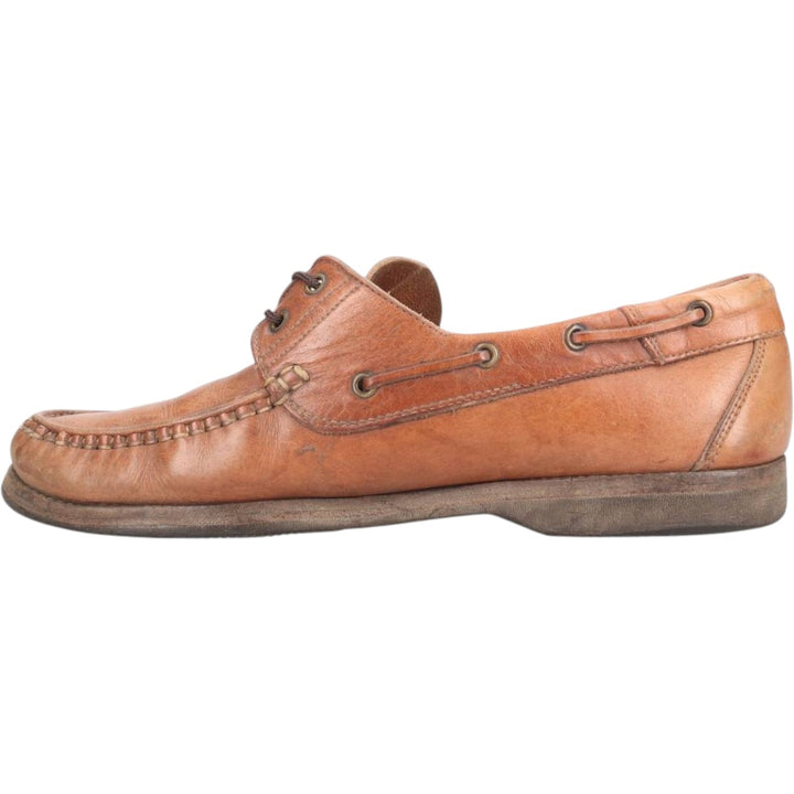 Paraboots PARA BOOT JAVA deck shoes Men's 28.0cm genuine leather brown type Vintage Second Hand