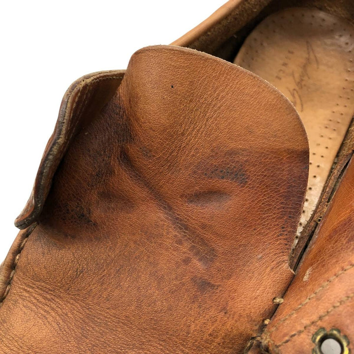 Paraboots PARA BOOT JAVA deck shoes Men's 28.0cm genuine leather brown type Vintage Second Hand