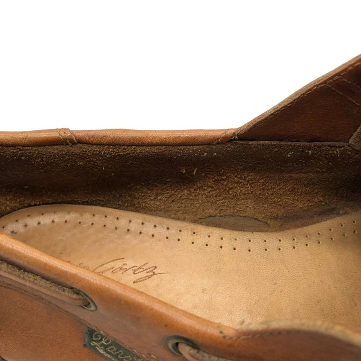 Paraboots PARA BOOT JAVA deck shoes Men's 28.0cm genuine leather brown type Vintage Second Hand