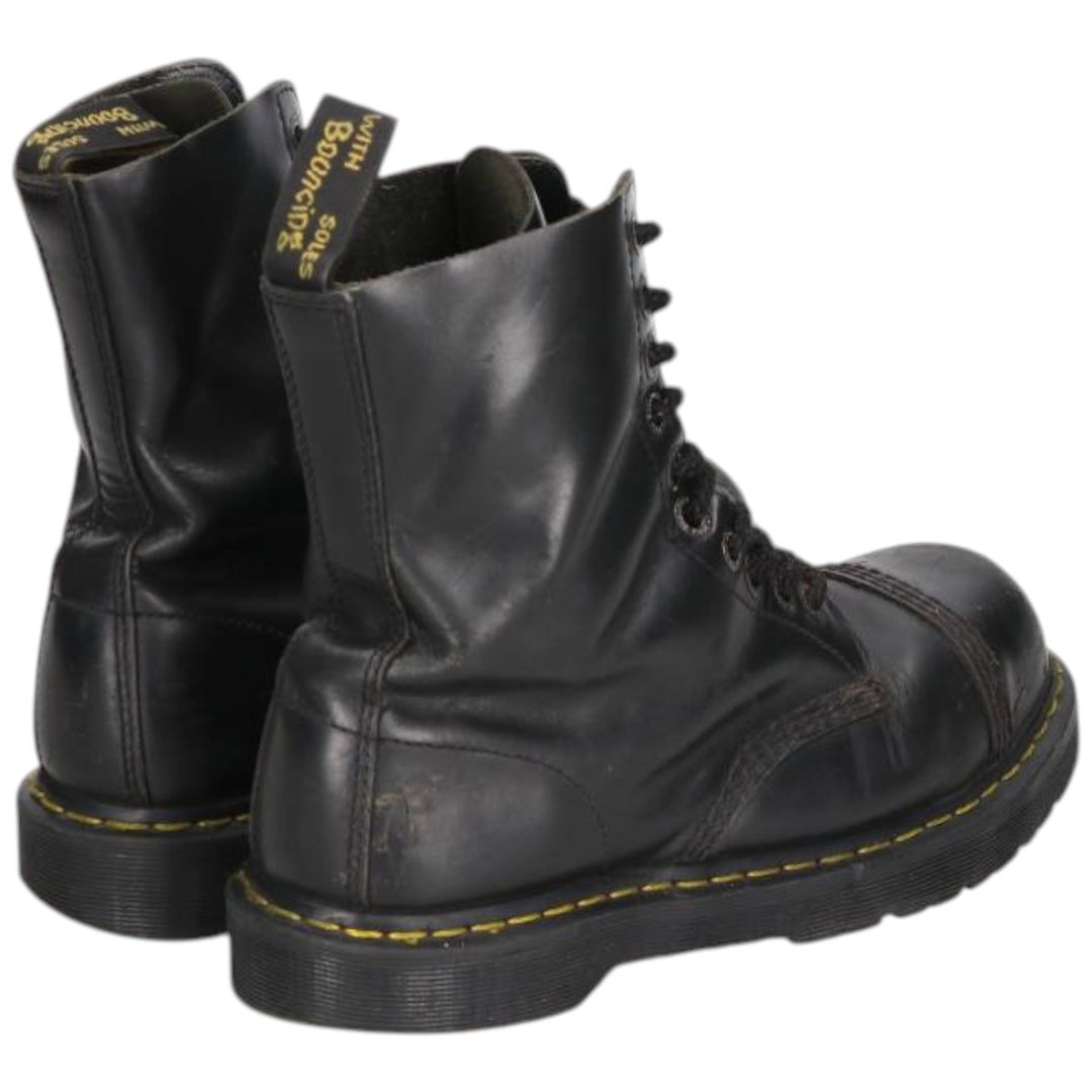 Dr. Martens 10-eye boots Men's 27.0cm unclear black type Vintage Second Hand