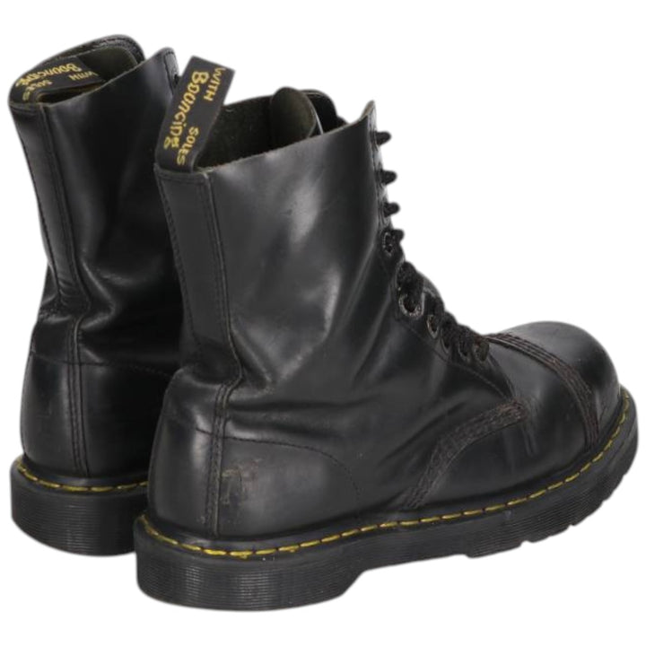 Dr. Martens 10-eye boots Men's 27.0cm unclear black type Vintage Second Hand
