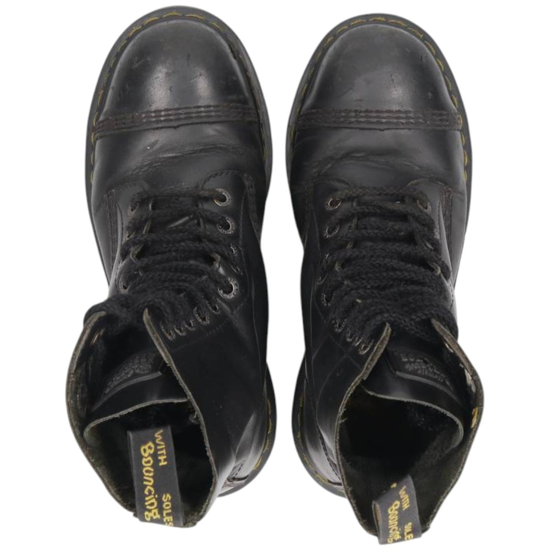 Dr. Martens 10-eye boots Men's 27.0cm unclear black type Vintage Second Hand