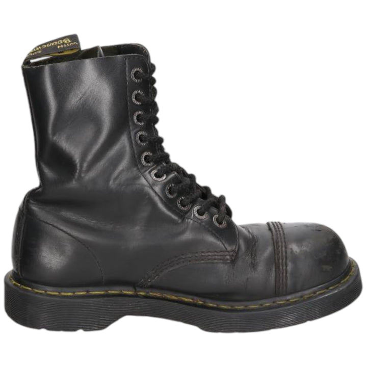 Dr. Martens 10-eye boots Men's 27.0cm unclear black type Vintage Second Hand