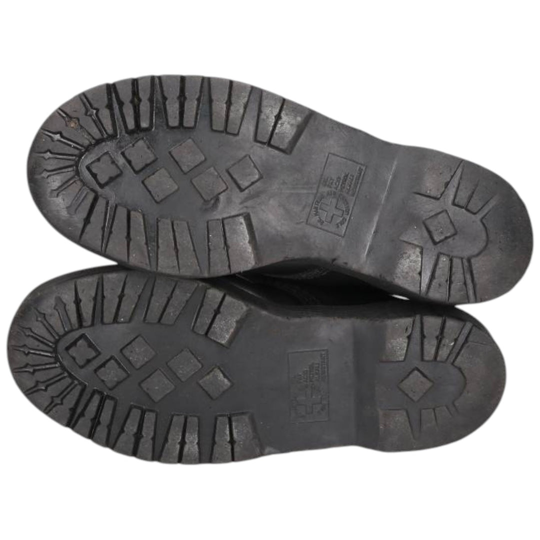 Dr. Martens 10-eye boots Men's 27.0cm unclear black type Vintage Second Hand