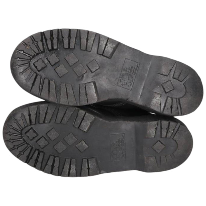 Dr. Martens 10-eye boots Men's 27.0cm unclear black type Vintage Second Hand