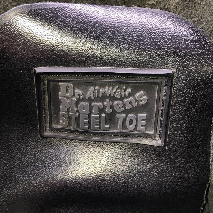 Dr. Martens 10-eye boots Men's 27.0cm unclear black type Vintage Second Hand