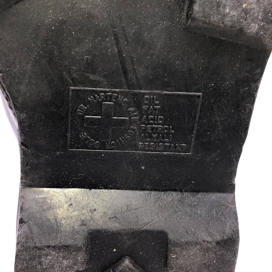 Dr. Martens 10-eye boots Men's 27.0cm unclear black type Vintage Second Hand