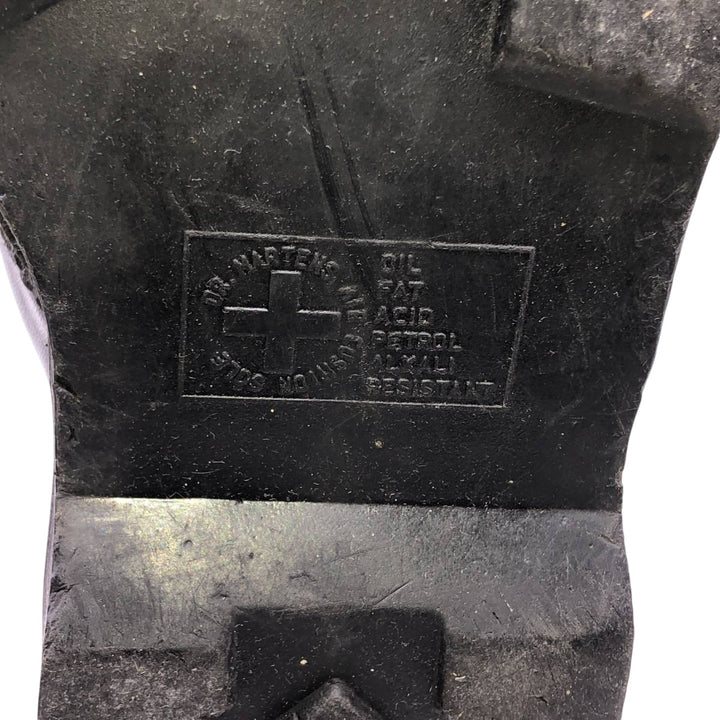 Dr. Martens 10-eye boots Men's 27.0cm unclear black type Vintage Second Hand